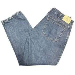 Vintage Arizona Baggy y2k Jeans Big Ring Denim 34x29 Relaxed Fit Light Wash